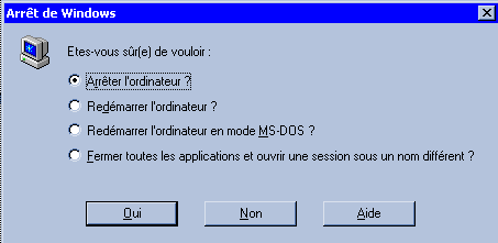 démarrez pour arrêter
